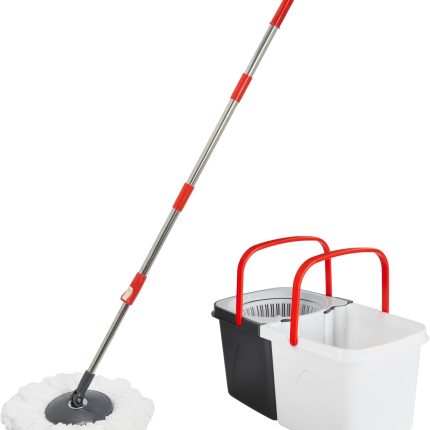 Nesting Spin Mop - Two-Bucket System